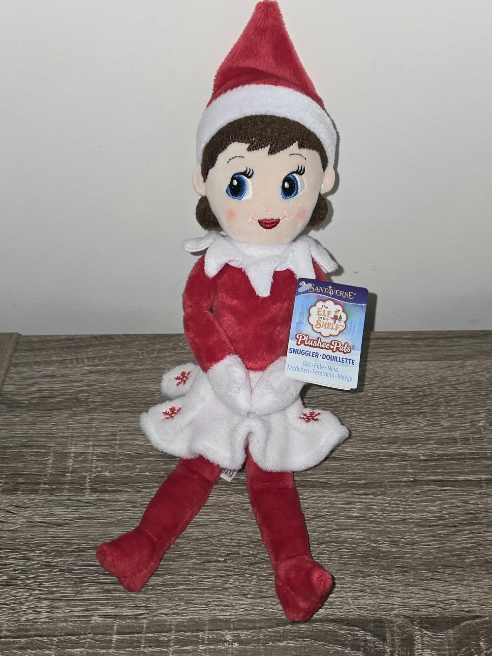 Elf on The Shelf Plushee Pal Blue Eyed Girl Doll Light Tone Plush 14" NWT